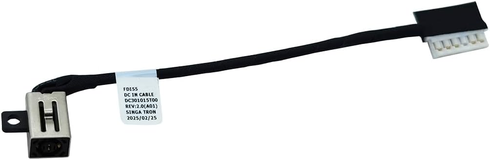 DC Power Jack Charging Port Cable Replacement for Dell Inspiron 15 3501 3502 3505 3593 5593 5594 Inspiron 14 5493 17 3793 Vostro 3500 3405 04VP7C DC301016G00 DC301015T00