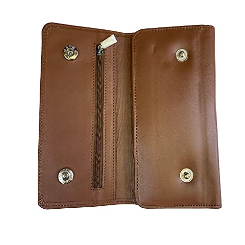 Image of IBRO Long Bifold RFID Blocking Motorcycle Chain Wallet for Men