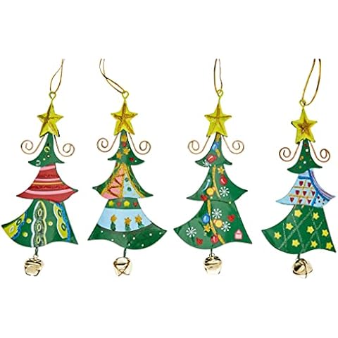 Small Foot Metal Pendant Christmas Tree Decorations Cover