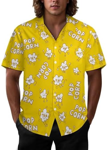 Camisa Havaiana Masculina - Estampas Tropicais Manga Curta