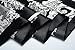 corciova Large Square Satin Silk Like Lightweight Scarf Hair Wrap Women Black White Curly Headband Fashion Bandana Headscarf
