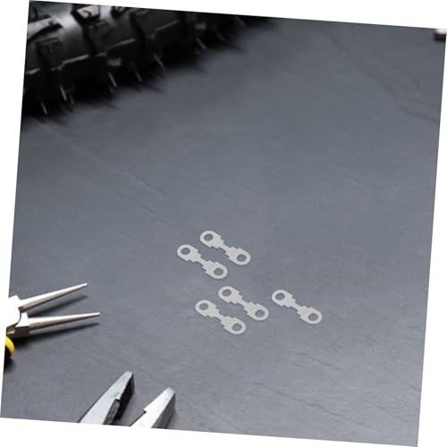 UKCOCO 30 piezas tiras de fusibles metálicos automotrices placas planas de aleación de zinc para auto y camión kit de reemplazo de fusibles duradero con artesanía de precisión confiable miniatura 6