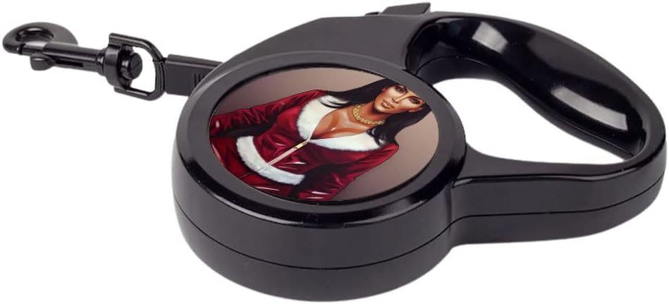 Christmas Santa Claus Retractable Pet Leash - Christmas Themed Leash - Fan Art Dog Leash - 197 inches