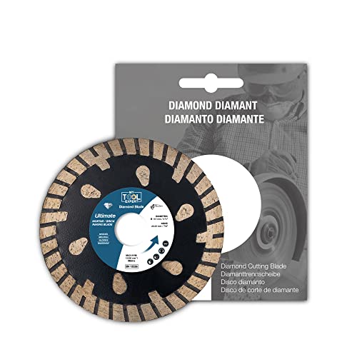Image of Ultimate Diamond Mortar Disc 115mm/4.5", "Joint Raking Blade for Grinders, Repointing Raker Tool for Fast Removal of Old Mortar, Brickwork Pointing