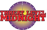 Threat Level Midnight - Sticker Graphic - Auto, Wall, Laptop, Cell, Truck Sticker for Windows, Cars, Trucks