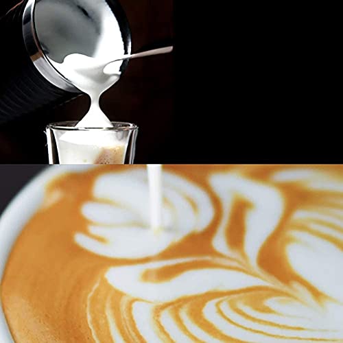 LSDRALOBPOI Vaporizador de Leche Batidora de Leche Calentador de Leche Espumador de Leche frÃa y Caliente Bebidas de café Helado con Capuchino Latte doméstico 1025 - Imagen 7