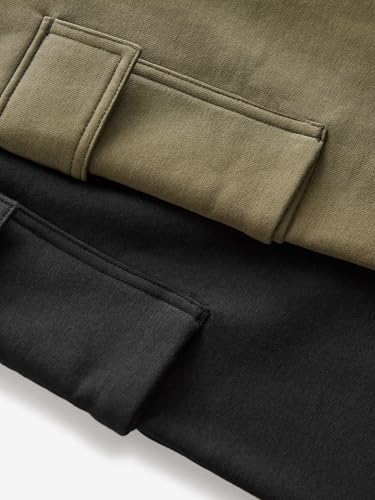 Pantalon de jogging cargo regular pour garçon - Lot de 2 pantalons confort slim