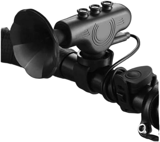Bicycle Electronic Bell 120dB for E-Bike and Scooter, USB Rechargeable, Waterproof with 4 Sound Modes