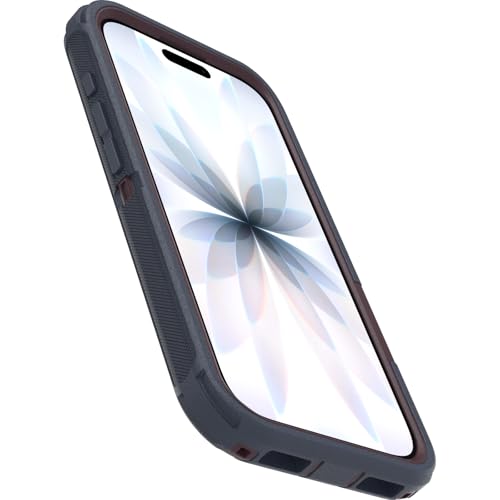 Image of OtterBox iPhone 17 (Only) - Defender Series Case - Indigo Tulip (Blue & Purple) - Snaps on MagSafe - Tough - Rugged & Durable