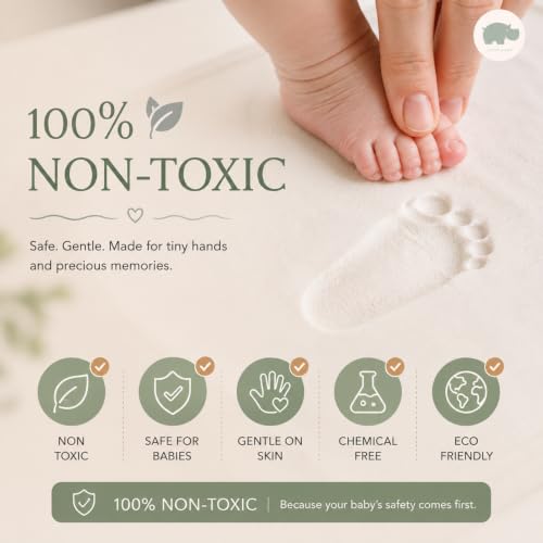 Image of Ekhasa Nostrae Baby Hand Print & Footprint Keepsake Photo Frame