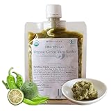 Kawashimaya Yuzu Kosho 7.05oz (200g) - Japanese Citrusy Spicy Seasoning Paste, Less Salty, Additives Free, Made in Japan (Green)