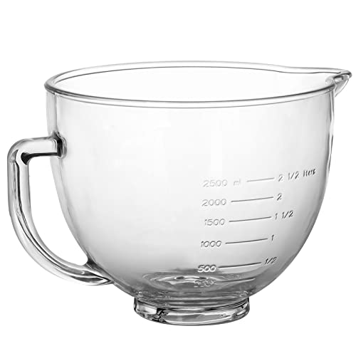 MOLIGOU Tazón de Vidrio 5 Quart con Asa y Pico Vertedor miniatura 2