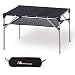 MOON LENCE Lightweight Portable Camping Table Compact Outdoor Aluminum Folding Table for Picnic Climbing …