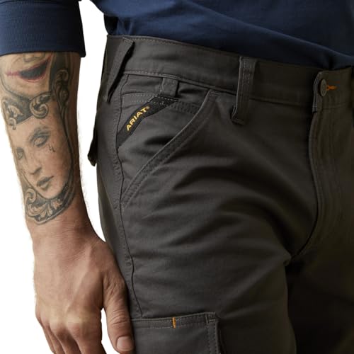 Image of Ariat Men's Rebar M4 Relaxed Made Tough Cargo Straight Pant