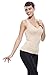 Franato Women's Shapewear Camisole Seamless Basic Smoothing Tank Top Nude Large