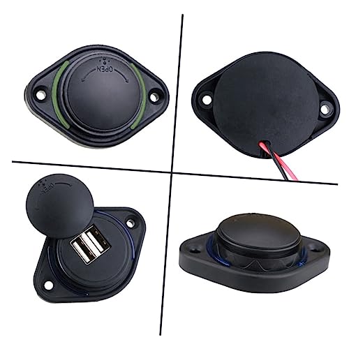 Cargador USB de carga rápida SEWACC con doble puerto 3.1A y protección de PC para moto 6