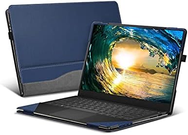 Hp Spectre X360 13.3 Inch Case ( Not Fit HP Spectre Series ), PU Leather Folio Stand Hard Cover for Hp Spectre 13.3" 2 in 1 Laptop Sleeve, Blue