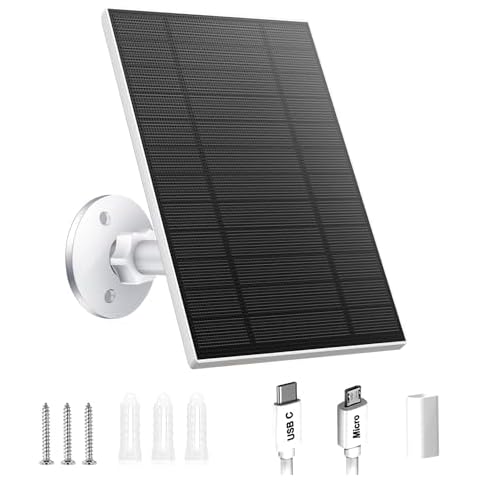 Catgod 5W Solar Panel for Security Cameras Cover