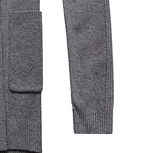 Mens Casual Open Front Cardigan Sweater Slim Fit Knitted Overcoat Long Sleeve Knit Open Front Cardigans Mens3