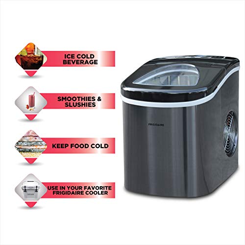 Frigidaire EFIC117SSBLACK 26 Lbs Portable Compact