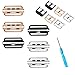 ONELANKS Watch Band Connector Kit for Apple Watch, Metal Replacement Adapter for iWatch Straps Ultra (49mm) Series 8 7 (45mm) Series 6 5 4 (44mm) Series 3 2 1 (42mm) Silver+Black+Rose Gold(6 Pack)
