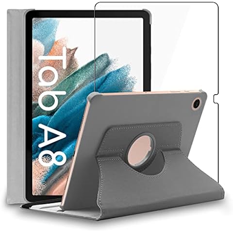 ebestStar - kompatibel mit Samsung Galaxy Tab A8 10.5 Hülle SM-X200 X205 Rotierende Schutzhülle Etui Ständer, Rotating Case Cover Cover