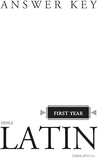 Henle Latin First Year Answer Key