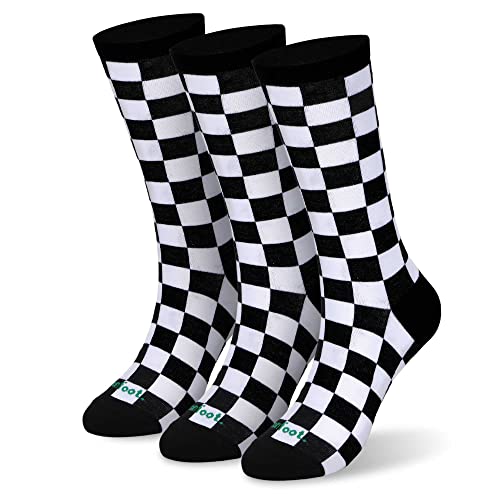 Image of MONFOOT Women's and Men's 3-8 Pairs Athletic Cushion Crew Socks Multi