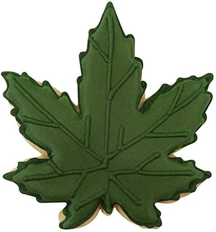 R & M International Hemp Leaves Set Cookie Cutter, One Size, Gray