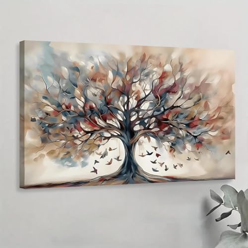Tableau Arbre de la Vie encadré pour habiller un mur vide