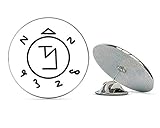 NYC Jewelers Supernatural Angel Banishing Sigil Metal 0.75' Lapel Hat Pin Tie Tack Pinback