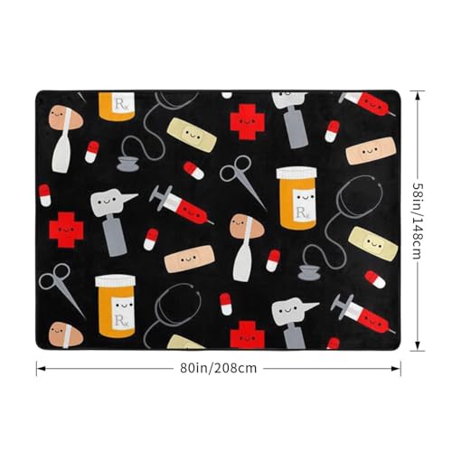 Tapis de chevet en peluche douce lavable et antidérapant - 4