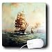Produktbild 3drose LLC 20,3 x 20,3 x 0,6 cm Bild von alten Schiff N Schlepper (Schiffstyp) Malerei von Schiffe Mauspad (MP 100925 _ 1)