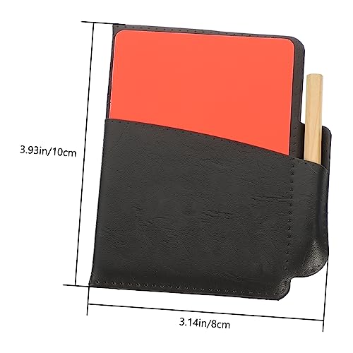 image for LIOOBO 1set Referee Cards Wallet Red Yellow Cards for Football Match S