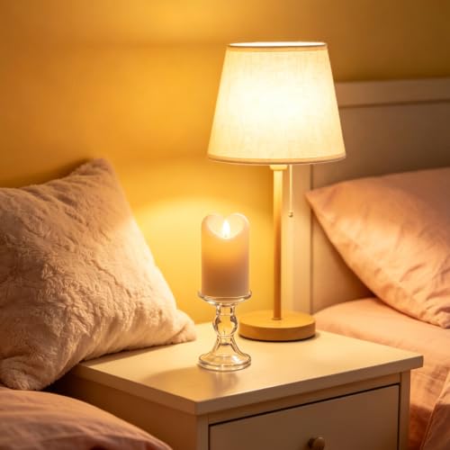 Image of 2PCS Heart Shaped Flameless LED Candles Battery Operated