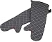 San Jamar 800FG24-BK BestGuard Temperature Protection Oven Mitt with WebGuard, 24" Length, Black