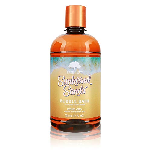 Tree Hut Shea moisturizing bubble bath sunkissed sands, 17oz, Ultra hydrating bubble Bath for Nourishing Essential Body Care (Pack Of 3)