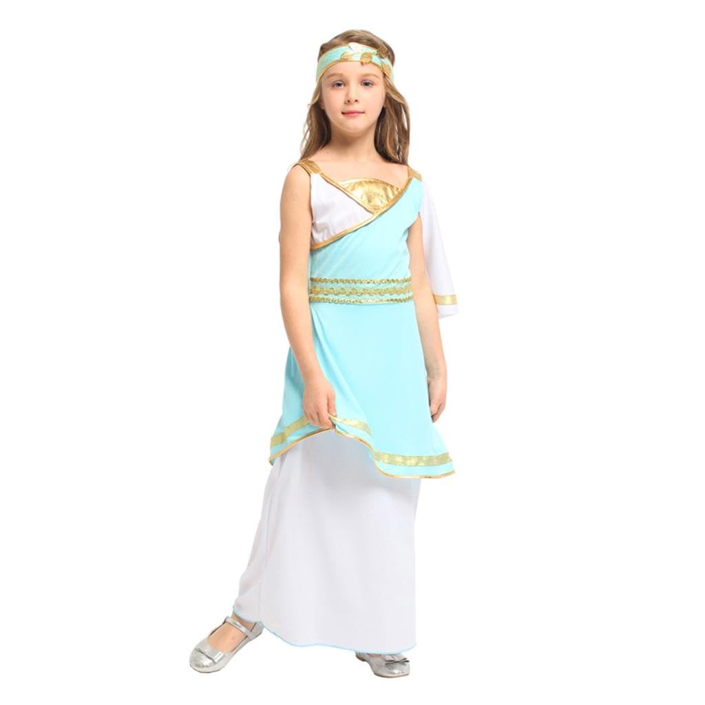 Lito Angels Girls Toga Costume Greek Goddess Dress with Headband for Kids Fancy Outfit Halloween School Plays - Image 4