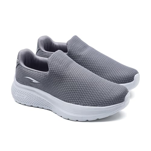 Image of ASIAN Wonderwalk-03 Men's Walking Shoes | Breathable Knit Mesh Upper, Lightweight Sole & Easy Slip-On Comfort