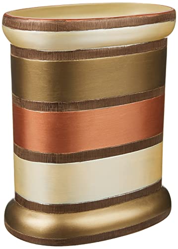 Popular Bath Contempo Waste Basket Luxury Bath Waste Basket Modern Classic Contemporary Decorative Beautiful Designs Stylish Bathroom, Spice