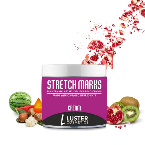 Image of Stretch Marks Cream | Reduces Marks & Scars | Post Pregnancy Marks | Maternity Repair | Enhances Skin Elasticity | Made with Organic Ingredients | Paraben Free - 100g (Pack of 2)