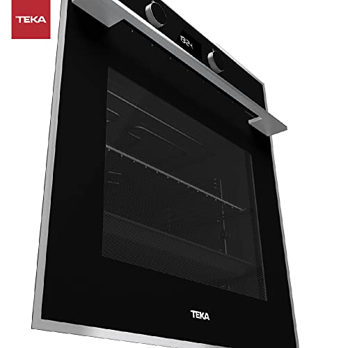 Teka iOVEN P - Horno Pirolítico Multifunción SurroundTemp con Pantalla Táctil y 50 Recetas, Autolimpieza Pirolítica, Teka HydroClean® PRO Automático, Color Cristal Negro con Marco - imagen 7