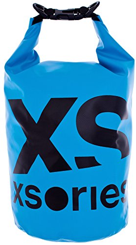 XSories Stuffler 8L Waterproof Duffel Dry Bag with Adjustable Shoulder Strap for Wet or Dry Storage (Blue)