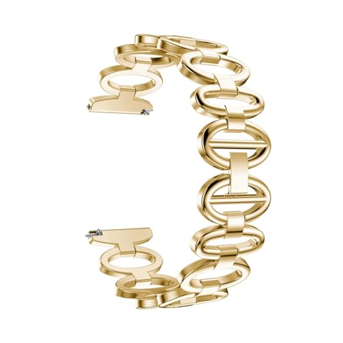 [�n�C�S�[] 22mm�����p�u���X���b�g�AGalaxy Watch 46mm�o���h�AGear S3 Frontier/Classic�Ή��AWatch 2 Classic�X�g���b�v�Ή�(Gold,Watch GT)