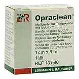 OPRACLEAN Mullbinde z.Tampon.m.Jodoform 1 cmx5 m 1 St