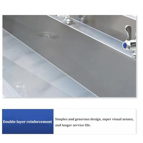 Fregadero de acero inoxidable resistente con un solo cuenco profundo y grifo monomando duradero 4