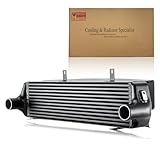 PUNDIMO Upgrade Intercooler for 2013-2018 Ford Focus ST, Replacement Intercooler for 2013-18 2014 2015 2016 2017 2.0L EcoBoost Hatchback 4-Door Direct Fit Performance Front Mount Turbo Cooling System
