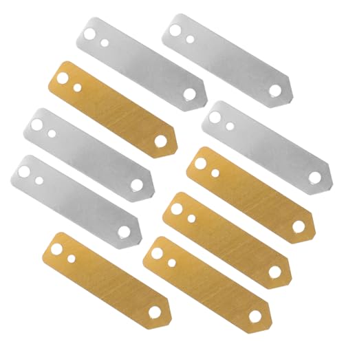 COSMEVIVI Build DIY Fruit Batteries 10 Zinc Electrode Sheets Zinc Copper Sheets for Educational Science Projects