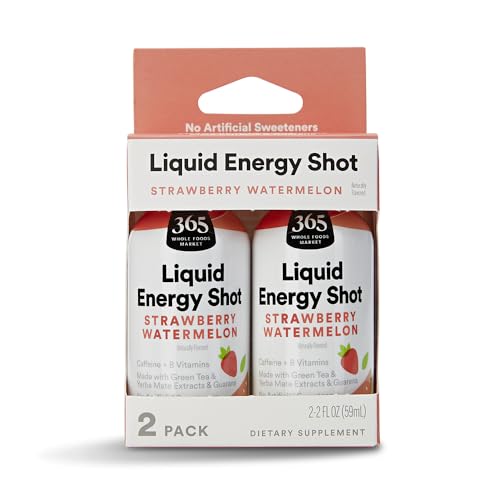365 by Whole Foods Market, Energy Shot Duo Pack, Strawberry
