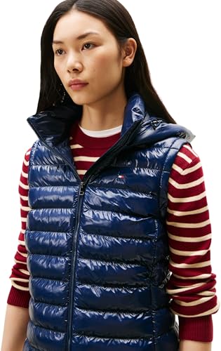 Chaleco mujer Tommy Hilfiger padded slim con capucha chaqueta sin mangas acolchada 3